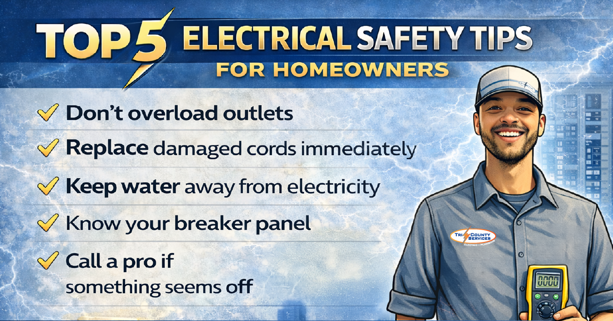 Electric Tips Top 5 Electrical Safety Tips Every Homeowner Should Know | Tri-County ...