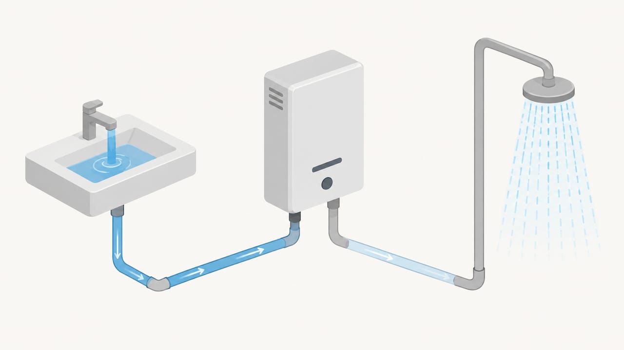 Reduced flow can stop tankless water heating