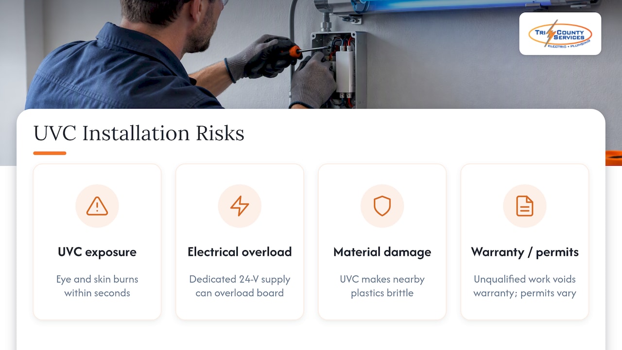 Four risks of improper UVC installation