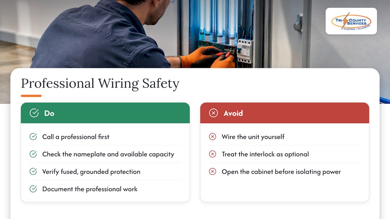 Why you should call a pro electrician first — overview diagram