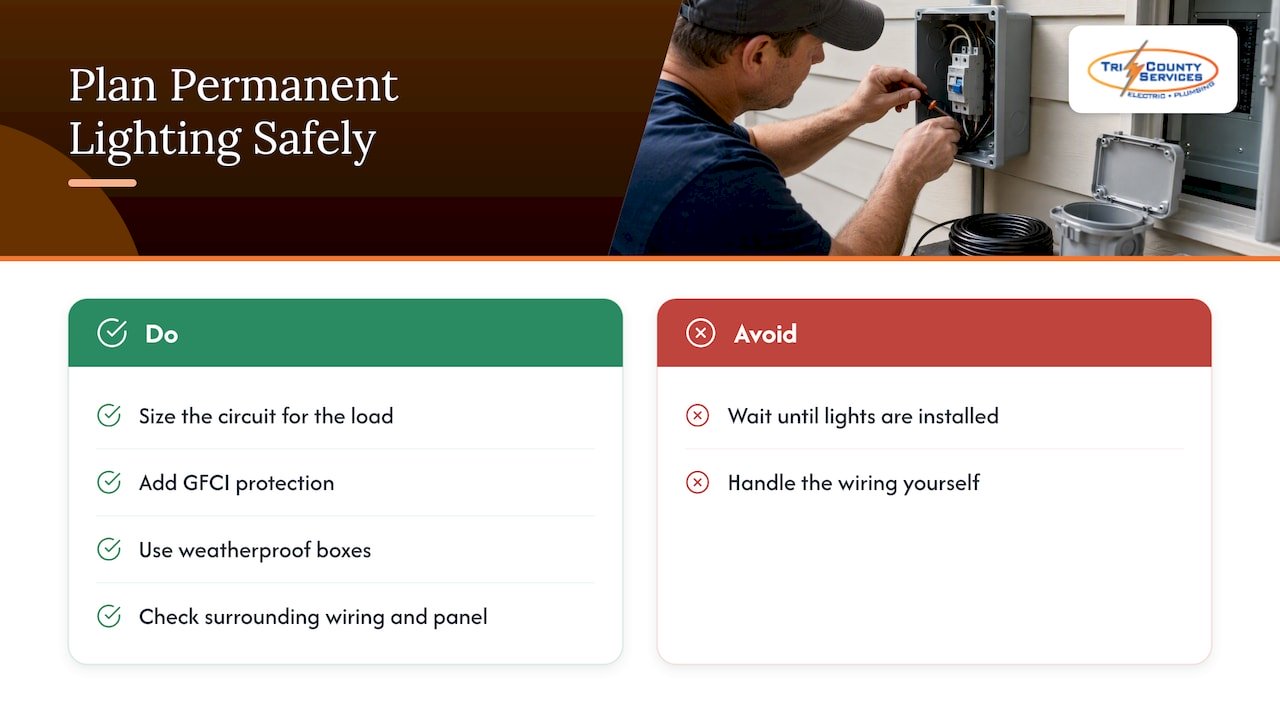 Our perspective: treat it as electrical work first — overview diagram