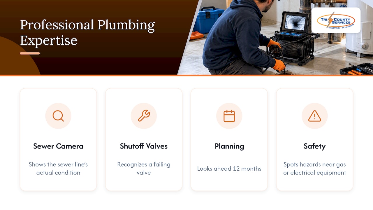 Why we ask homeowners to call a professional first — overview diagram